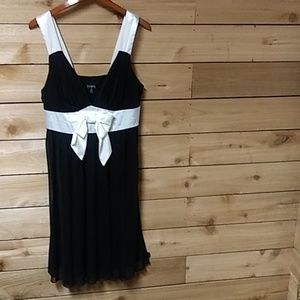 Black and white dress